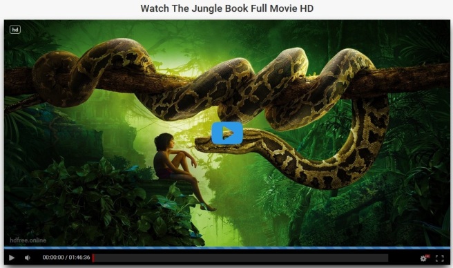 Watch the jungle book 2016 full movie online hd